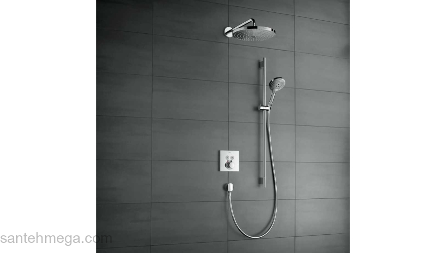 Верхний душ Hansgrohe Raindance Select S 300 2jet хром 27378000. Фото