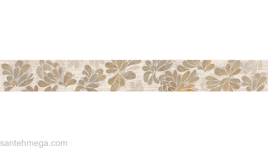 Azori 588881001 Бордюр Stone 75х630 flower