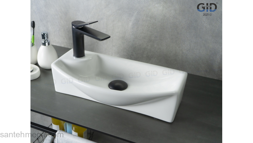 Раковина подвесная GID 7946R 46х22 61121 Белый. Фото