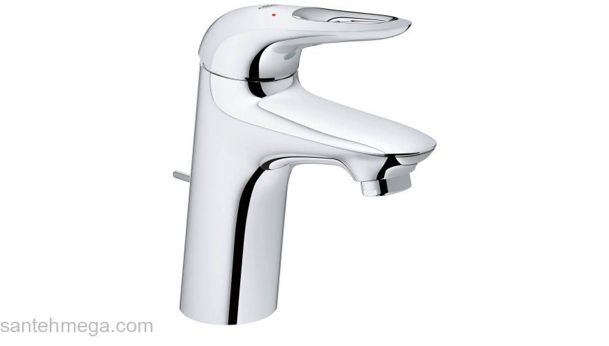 GROHE 23564003 Eurostyle 2015 Смеситель для ракоивны со сливным гарнитуром. Фото