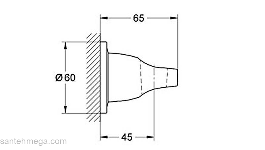 Держатель для душа GROHE Ondus 27188000. Фото