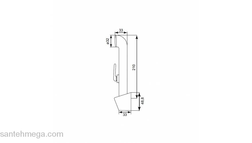 Душевой комплект гигиенический IDDIS 0201F15I20. Фото