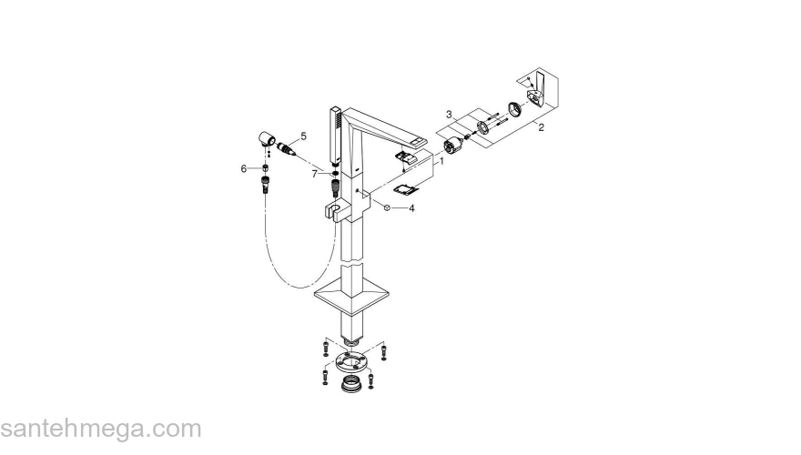 GROHE 23119000 Allure Brilliant Смеситель для ванны. Фото