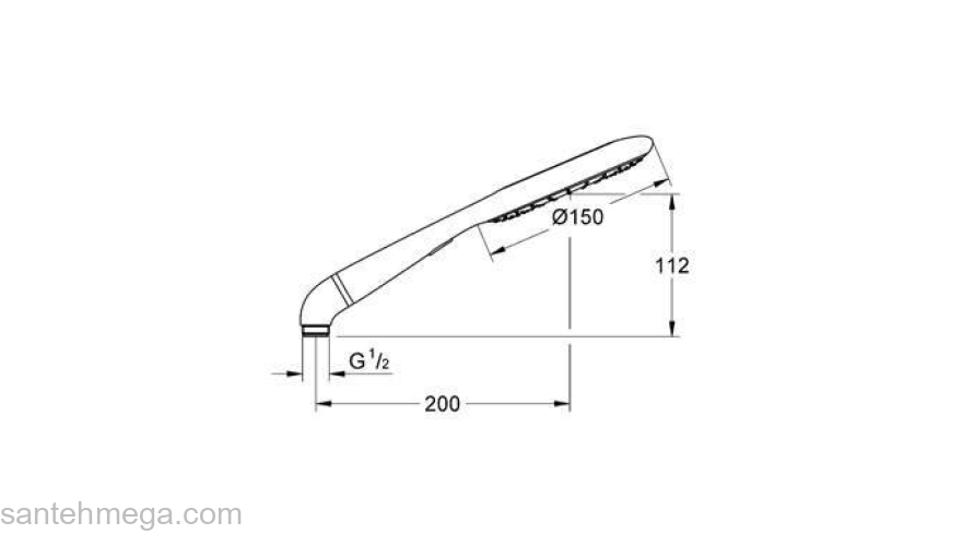 Ручной душ GROHE Rainshower Icon 27628000. Фото