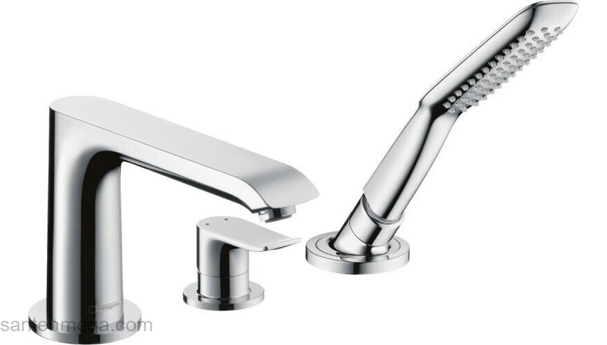 Смеситель для ванны Hansgrohe Metris 31190000. Фото