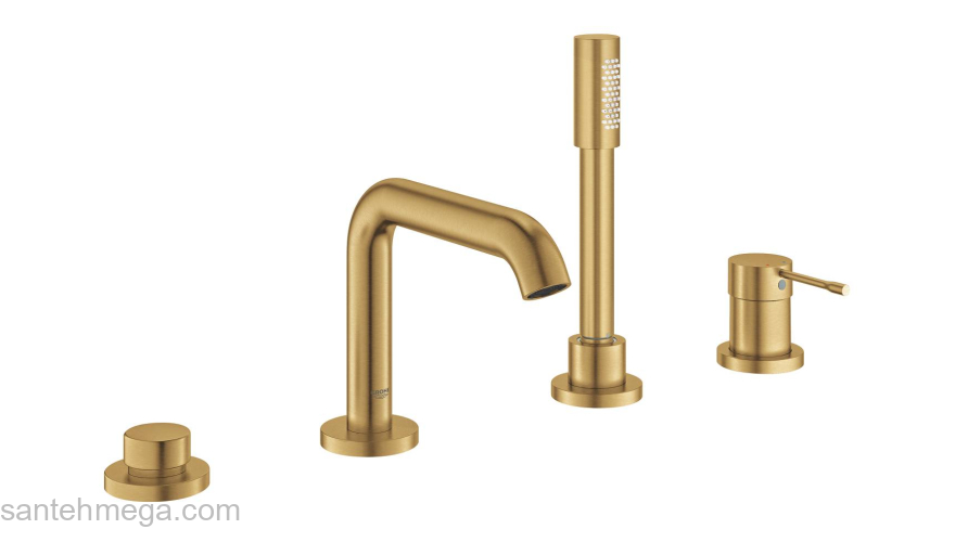 GROHE 19578GN1 Essence+ Смеситель для ванны на 4 отверстия. Фото