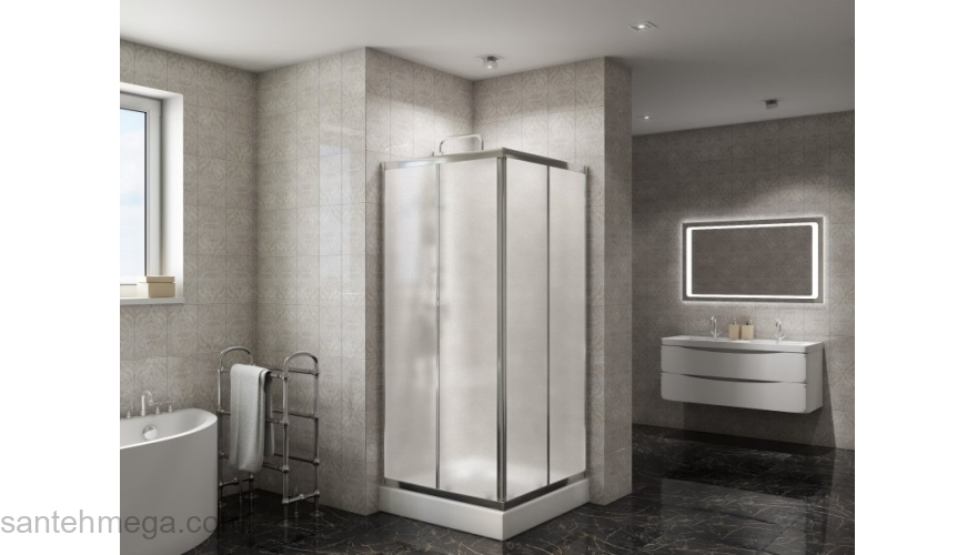 Душевой угол BELBAGNO DUE-A-2-90-P-Cr. Фото