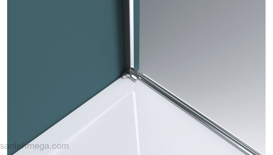 Душевая дверь BELBAGNO KRAFT-B-12-60/30-C-Cr-L. Фото