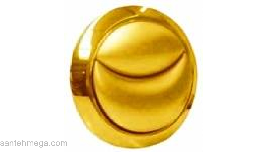 Клавиша смыва CEZARES Royal Palace золото CZR-BTN-G. Фото