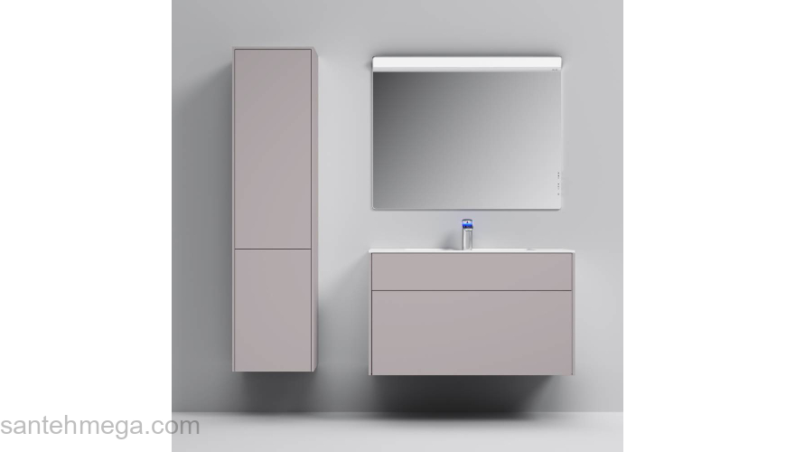 База под раковину подвесная 100 см, 3 ящика, элегантный серый AM.PM Inspire 2.0 M50AFHX1003EGM. Фото