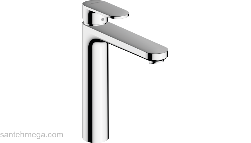 Смеситель для раковины 230, со сливной гарнитурой Vernis Blend Hansgrohe 71552000, хром. Фото