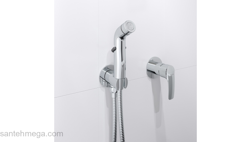 Встраиваемый смеситель с гигиеническим душем Ray IDDIS RAYSBR2i08. Фото