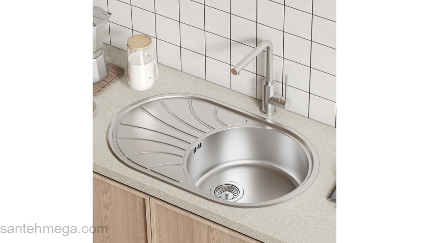 Мойка нерж. сталь шелк 770*480 Suno S IDDIS SUN77SDi77. Фото