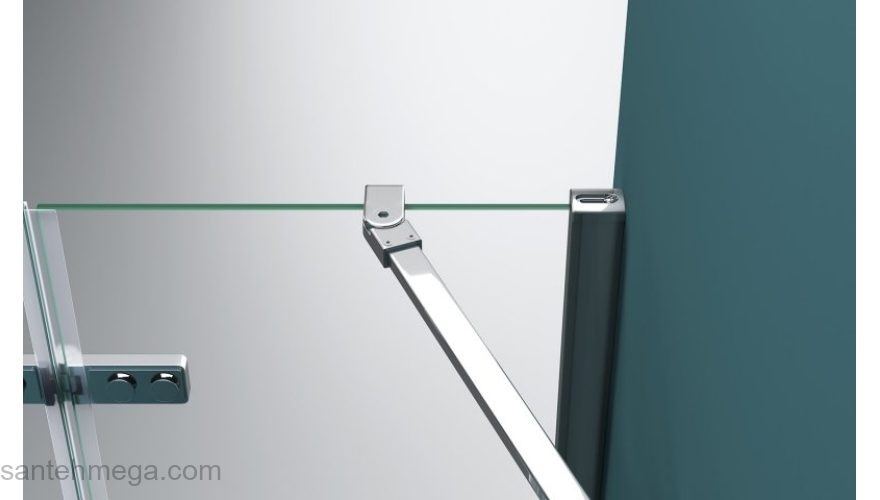 Душевая дверь BELBAGNO KRAFT-B-12-60/30-C-Cr-L. Фото