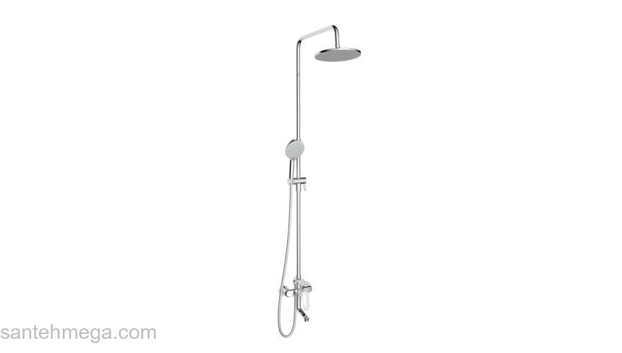 Смеситель с верхним душем и изливом Optima Home IDDIS OPTSB3Fi06. Фото