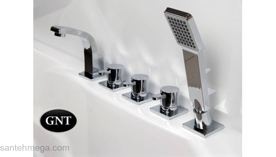 Врезной смеситель для ванны GNT Vissman H 77617. Фото