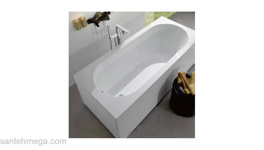 Ванна акриловая VILLEROY & BOCH Oberon UBQ177OBE2V-96 Star white. Фото