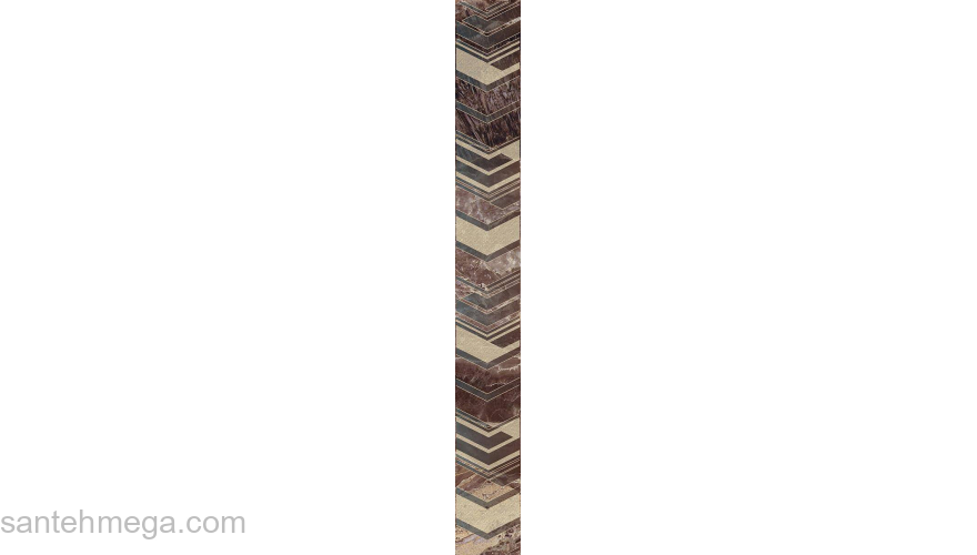 Azori 588871001 Бордюр Atlas 75х630 dark