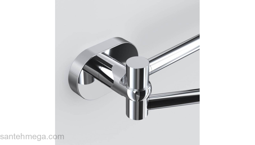 Двойная вешалка-вертушка для полотенец, 35 см AM.PM Sense A7432600 для ванной комнаты. Фото