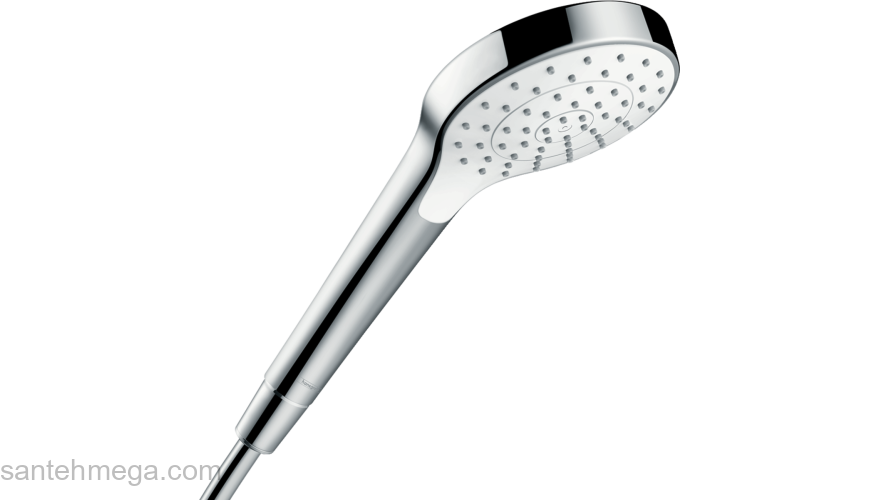 Ручной душ Hansgrohe Croma Select S 1jet 26804400, белый/хром. Фото