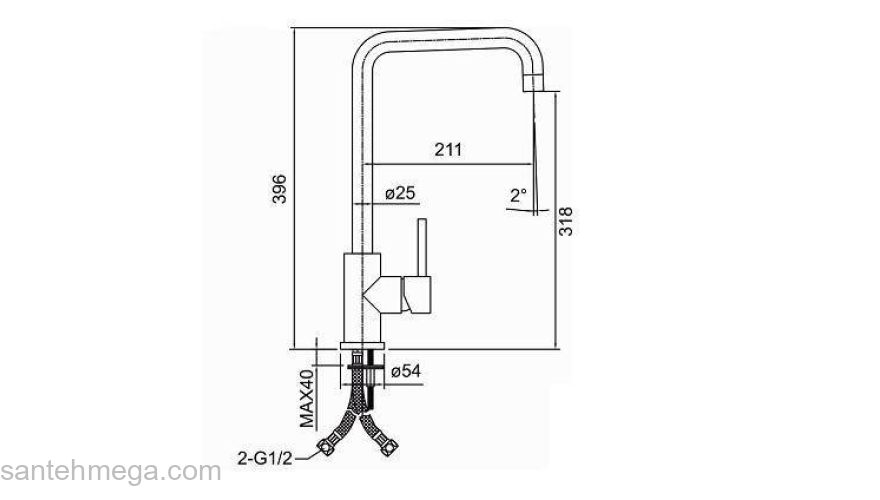 Смеситель для кухни IDDIS Kitchen K05STL0i05. Фото