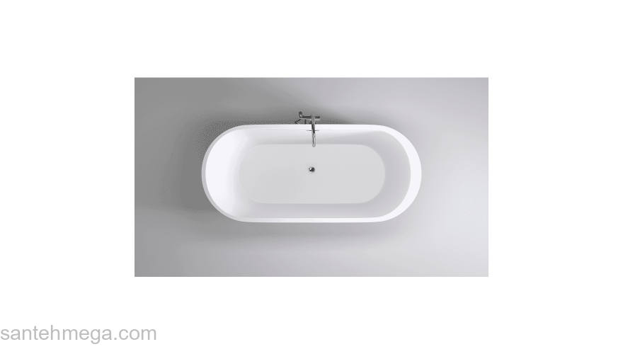 Акриловая ванна BLACK&WHITE Swan 170 SB109. Фото