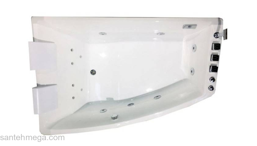 Акриловая ванна с аэромассажем ORANS OLS-BT65100X. Фото