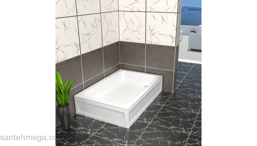 Душевой поддон прямоугольный RGW B/CL-S-A 120х80 16180282-51-A. Фото