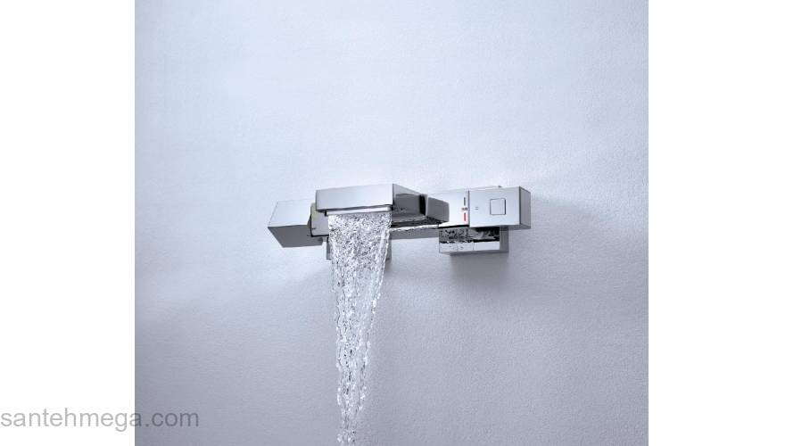 Термостатический смеситель для ванны GROHE Grohtherm Cube 34497000. Фото