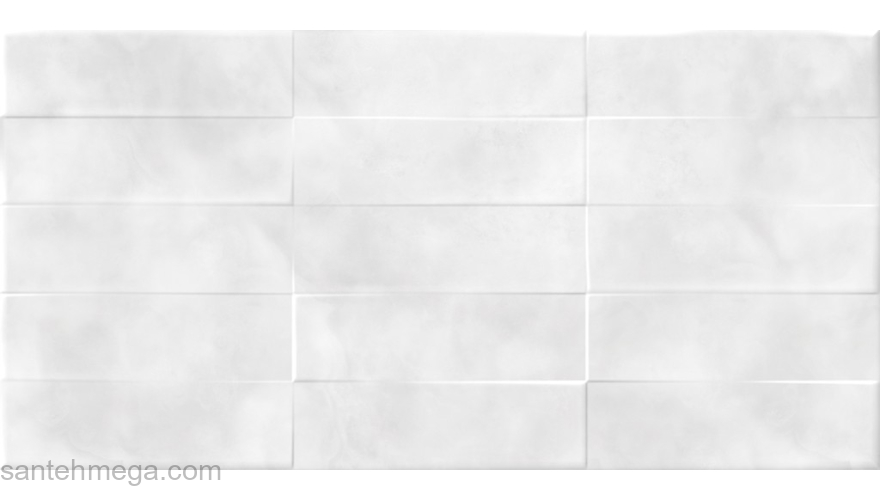 CERSANIT CSL523D-60 Плитка облицовочная Carly 298х598 светло-серый рельеф кирпичи. Фото