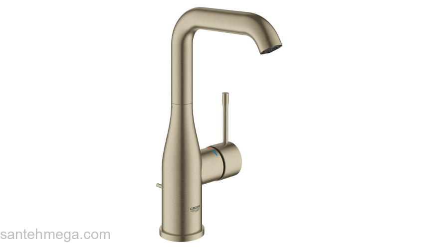 GROHE 32628EN1 Essence+ Смеситель для раковины с высоким изливом, сливной гарнитур. Фото