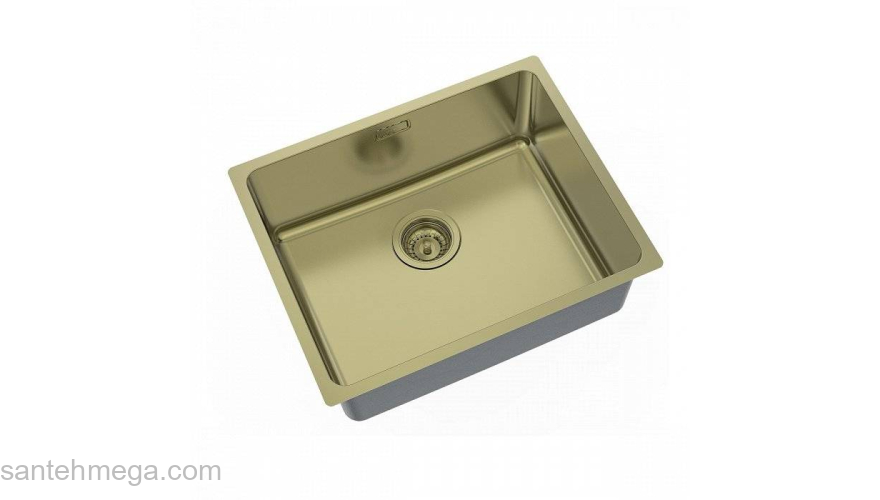 Мойка для подстольного монтажа бронза Edifice IDDIS EDI54B0i77. Фото