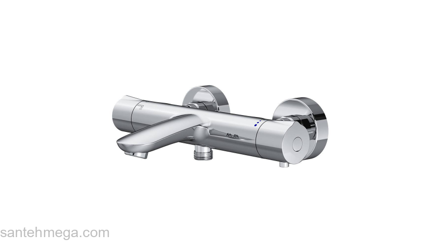 Смеситель для ванны и душа с термостатом AM.PM Like F8050000. Фото
