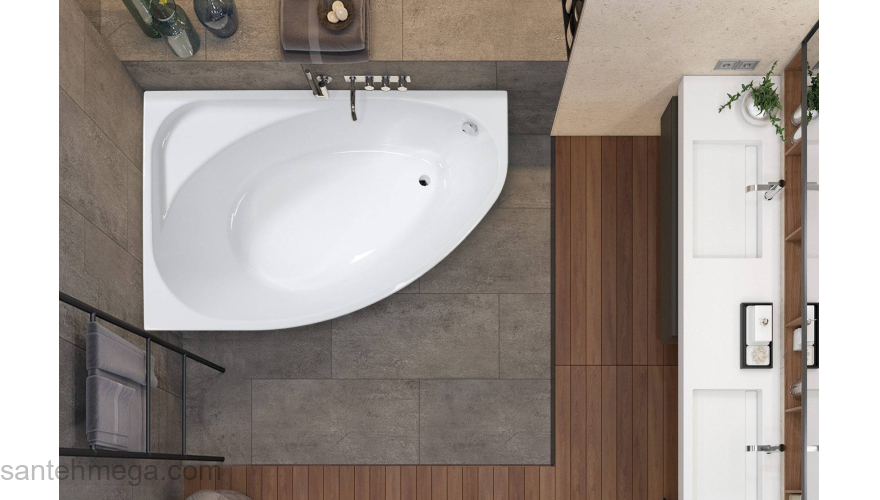 Акриловая ванна VAGNERPLAST HAPI 170 Left VPBA170HAP3LX-01. Фото