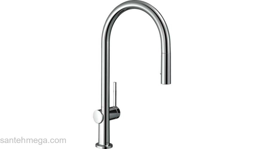 Смеситель для кухни с вытяжным душем Hansgrohe M54 Talis 210 72800000. Фото