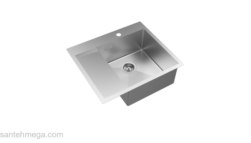 Мойка нерж. сталь сатин чаша справа 590*510 Haze IDDIS HAZ59SRi77. Фото