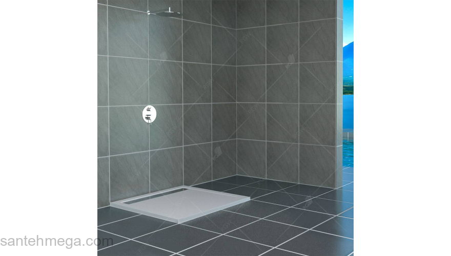 Душевой поддон квадратный RGW STM-W 80х80 14202088-01. Фото