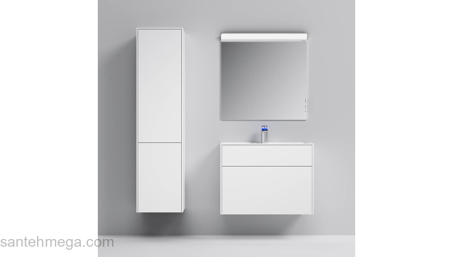 База под раковину подвесная 80 см, 3 ящика, белый матовый AM.PM Inspire 2.0 M50AFHX0803WM. Фото