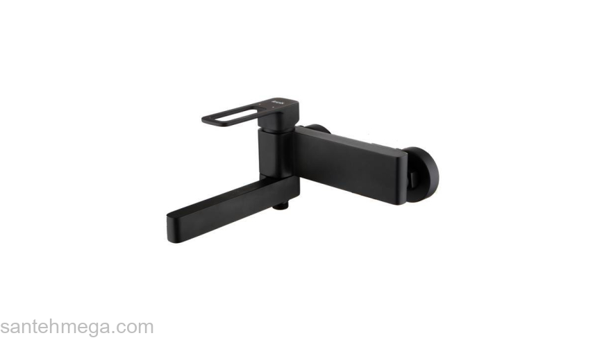 Смеситель для ванны черный Slide IDDIS SLIBL00i02WA. Фото