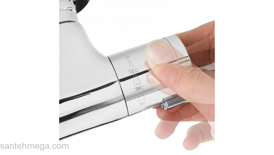 Смеситель для душа с термостатом Thermolife IDDIS THESB00i75WA. Фото