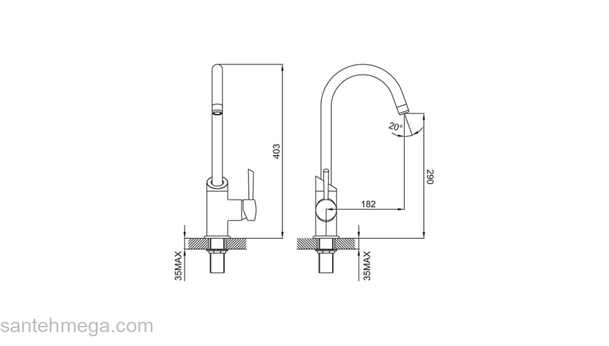 Смеситель для кухни IDDIS Kitchen K02SB00I05. Фото