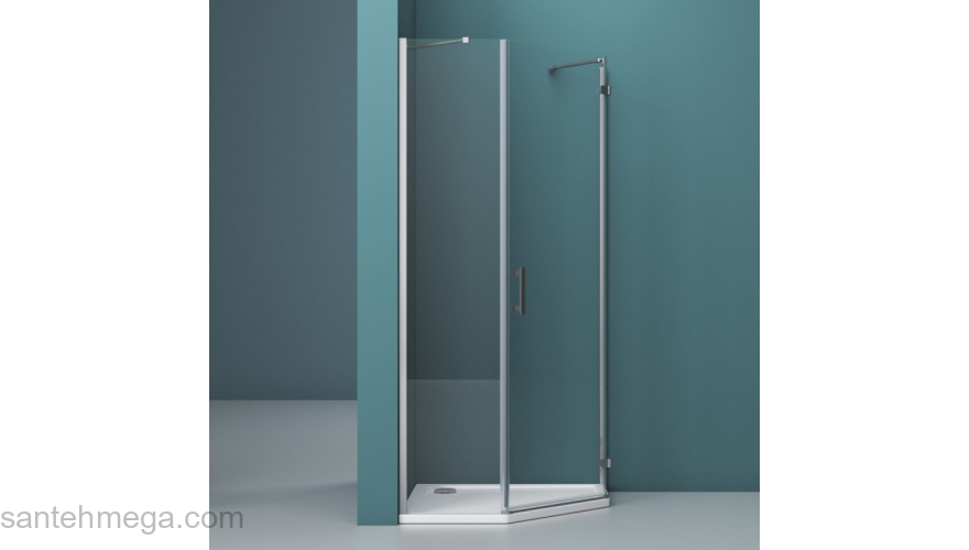 Душевой угол BELBAGNO KRAFT-P-1-90-C-Cr-R. Фото