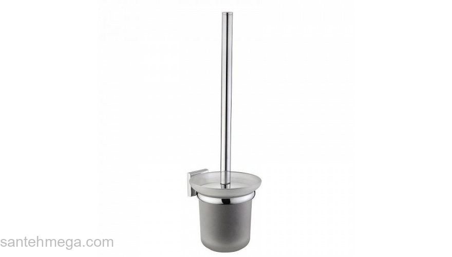 Ерш настенный  матовое стекло сплав металлов Labrador  Milardo LABSMG0M47 для ванной комнаты. Фото