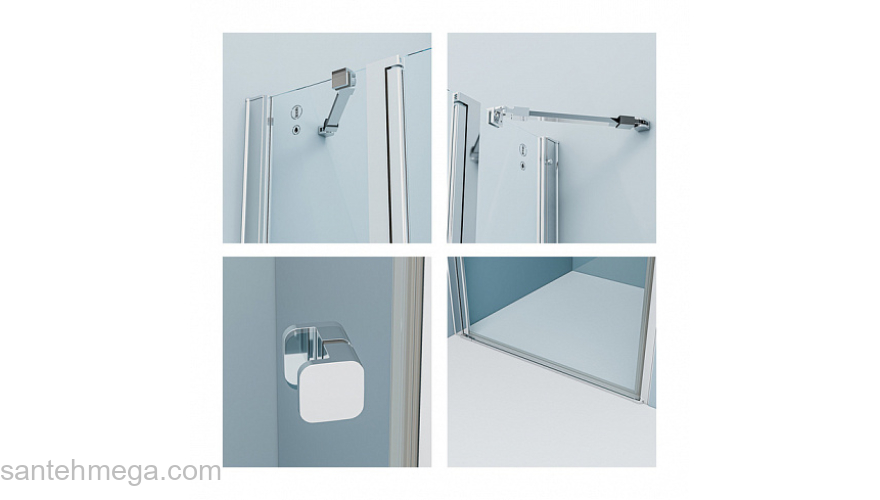 Душевая дверь распашная IDDIS Ray 90х195 RAY6CP9i69. Фото