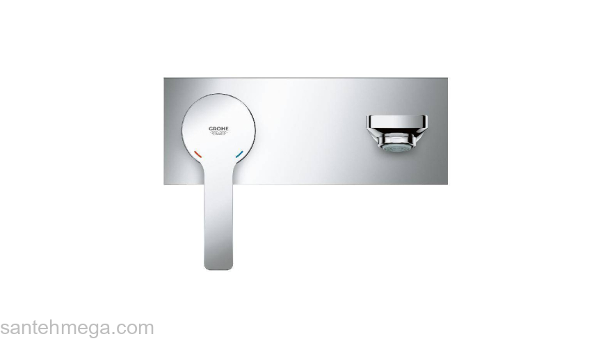 GROHE 23444001 Lineare New Смеситeль для раковины на 2 отверстия, вынос 210 мм, настенный монтаж. Фото