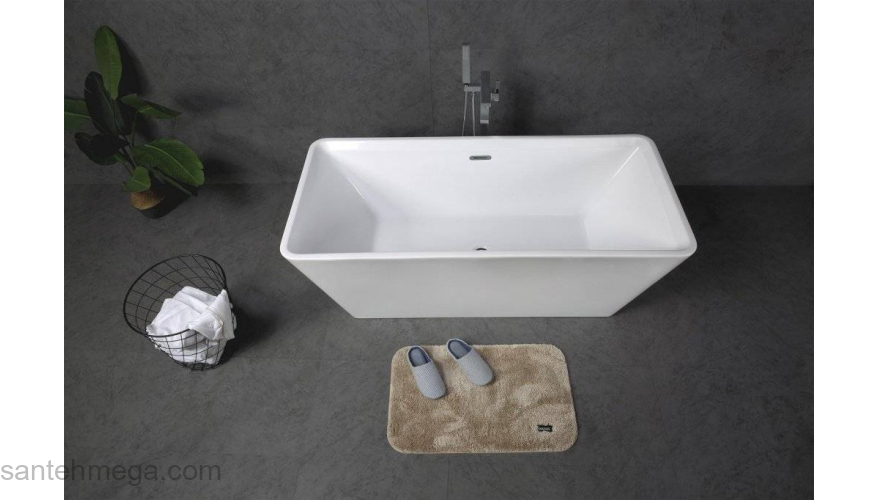 Ванна акриловая отдельностоящая BELBAGNO BB60-1700-800. Фото