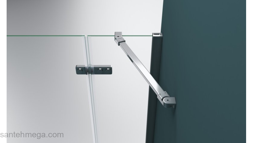 Душевой угол BELBAGNO KRAFT-AH-22-120/100-C-Cr-L. Фото