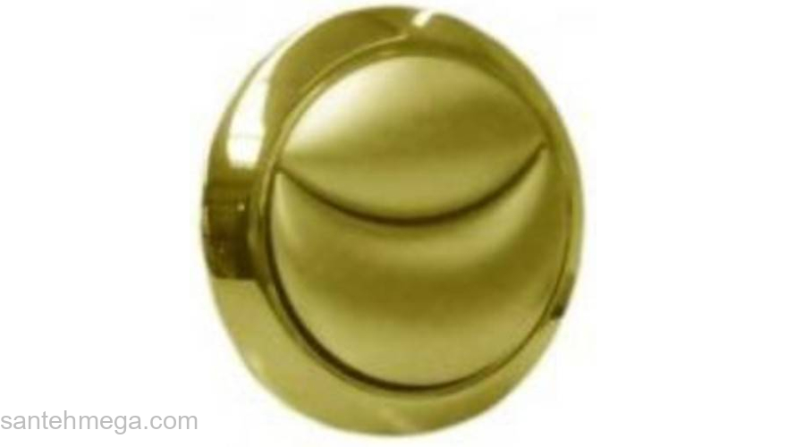 Клавиша смыва BELBAGNO Boheme золото CZR-BTN38-G. Фото