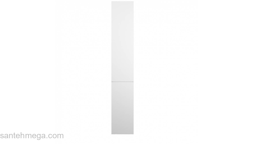 Шкаф-пенал подвесной 30 см, правый, белый глянец AM.PM Gem M90CHR0306WG. Фото