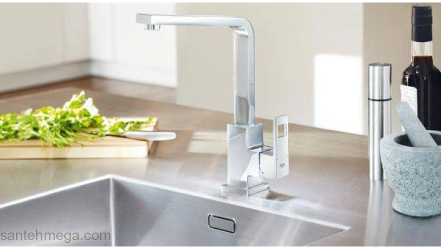 Cмеситель для мойки GROHE Eurocube 31255000. Фото